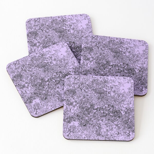 Item preview, Fluid design 2 - black and lavender designed and sold by rahilvalani.