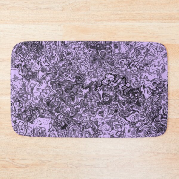 Item preview, Fluid design 2 - black and lavender designed and sold by rahilvalani.