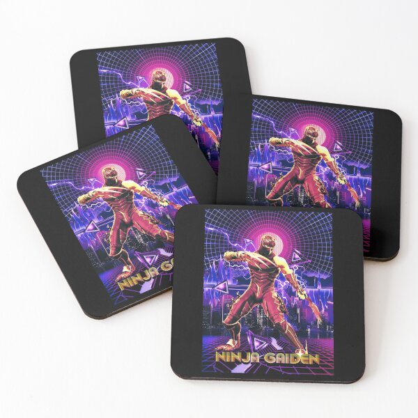 Item preview, Ninja Gaiden retro wave gaming neon city Classic - the dark sword of chaos classic designed and sold by Clifford2011.
