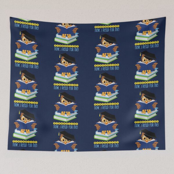 Item preview, Graduation: Now I Read for ME! (on Navy) designed and sold by PawsitiveMum.