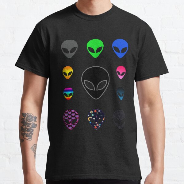 Alien Faces Classic T-Shirt