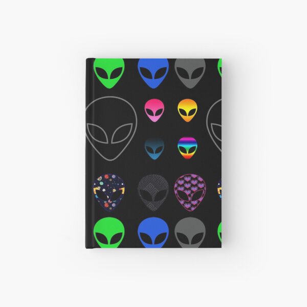 Alien Faces Hardcover Journal