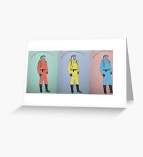 Hazmat Trio Greeting Card