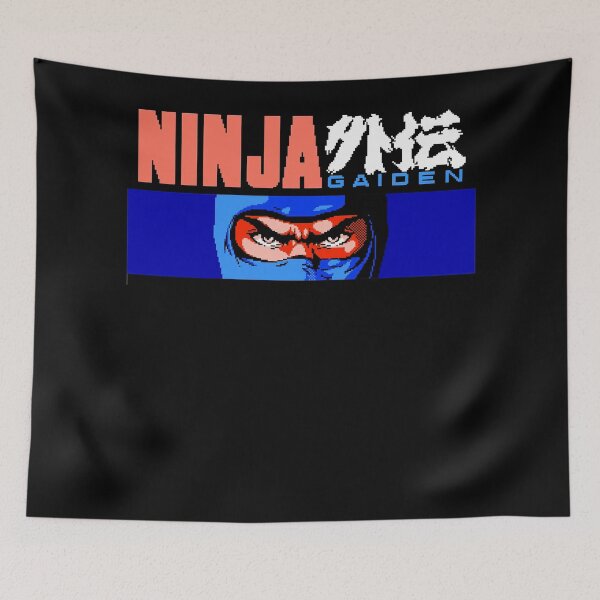 Item preview, retro NINJA GAIDEN TITLE SCREEN - the dark sword of chaos classic designed and sold by Clifford2011.