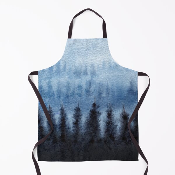 Item preview, Blue Ombre Misty Forest designed and sold by Yorda Creative.