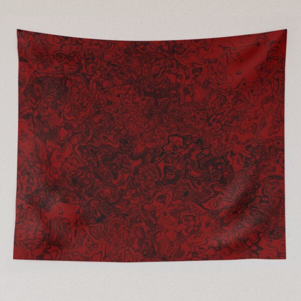 Item preview, Fluid design 2 - black and maroon designed and sold by rahilvalani.