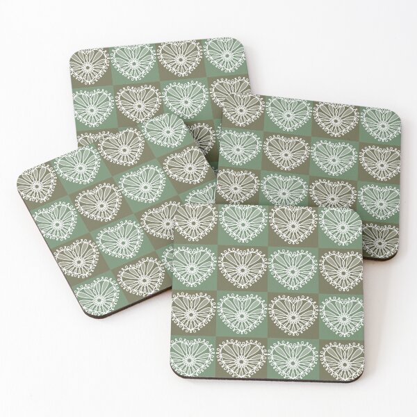 Item preview, 1970's 1980's Vintage Style Heart Shape Crochet Quilting Pattern designed and sold by H3designs.