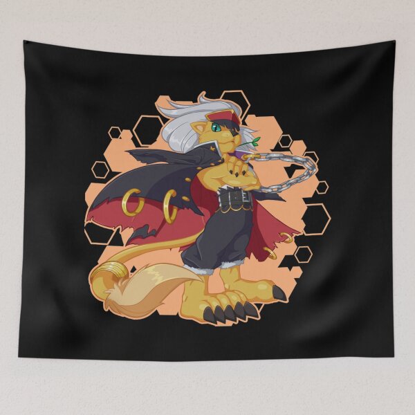 Item preview, BanchoLeomon chibi digimon manga design designed and sold by GreathouseGary.