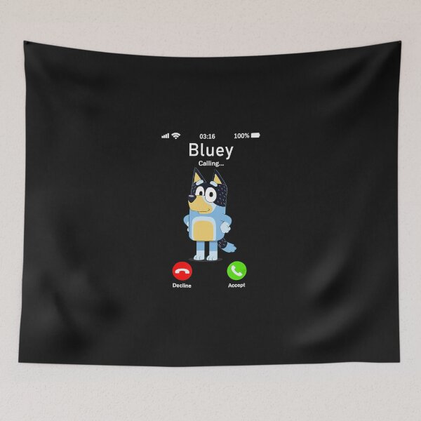 Item preview, Blueys-is-Calling Funny For Men Women Kid designed and sold by chirmas55.