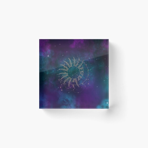 Item preview, Sun & Moon Design on Galaxy background designed and sold by MamaSweetea.