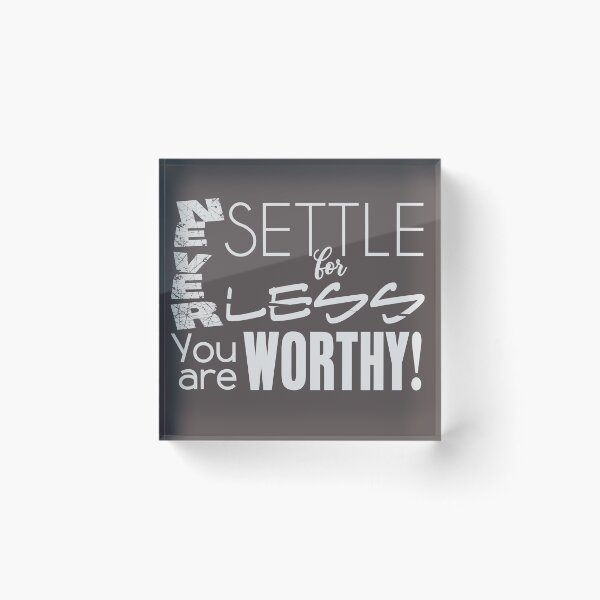 Item preview, Never settle for less designed and sold by markyartshop.