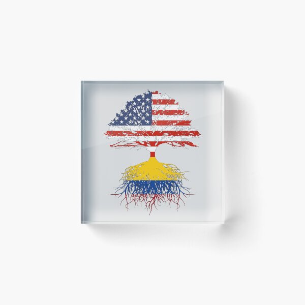 Item preview, Colombia Colombian Roots Gift Colombian American US Flags US Naturalization Citizenship Ceremony Gift Present Men Women Family Friend designed and sold by maindeals.