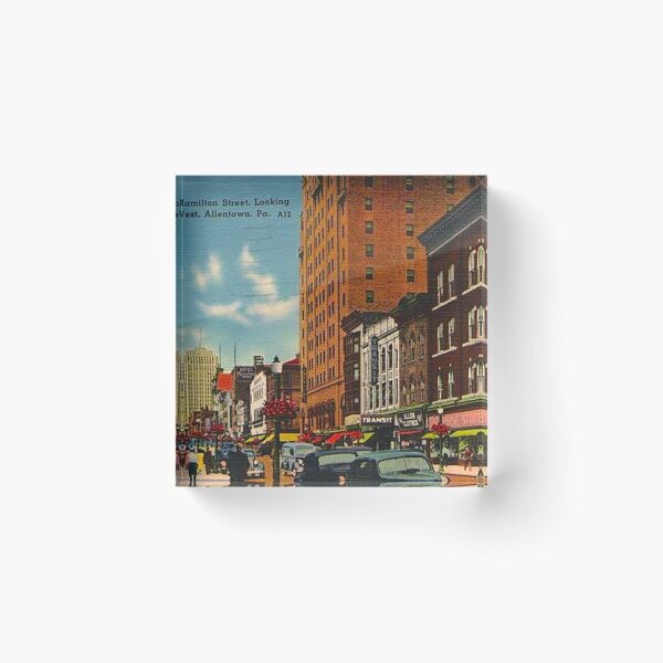 Item preview, Hamilton St Allentown PA 1944, Center City, Downtown, Hess]s, Americus Hotel, Soldier's and Sailors, Lehigh County, Mack Trucks,  designed and sold by Nostrathomas66.