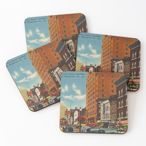 Item preview, Hamilton St Allentown PA 1944, Center City, Downtown, Hess]s, Americus Hotel, Soldier's and Sailors, Lehigh County, Mack Trucks,  designed and sold by Nostrathomas66.