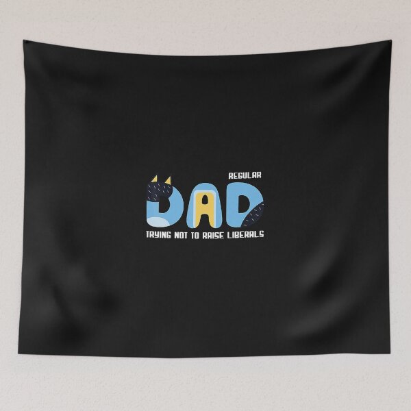 Item preview, Just a Regular Dad Trying Not To Raise Liberals Fathers Day designed and sold by chirmas55.