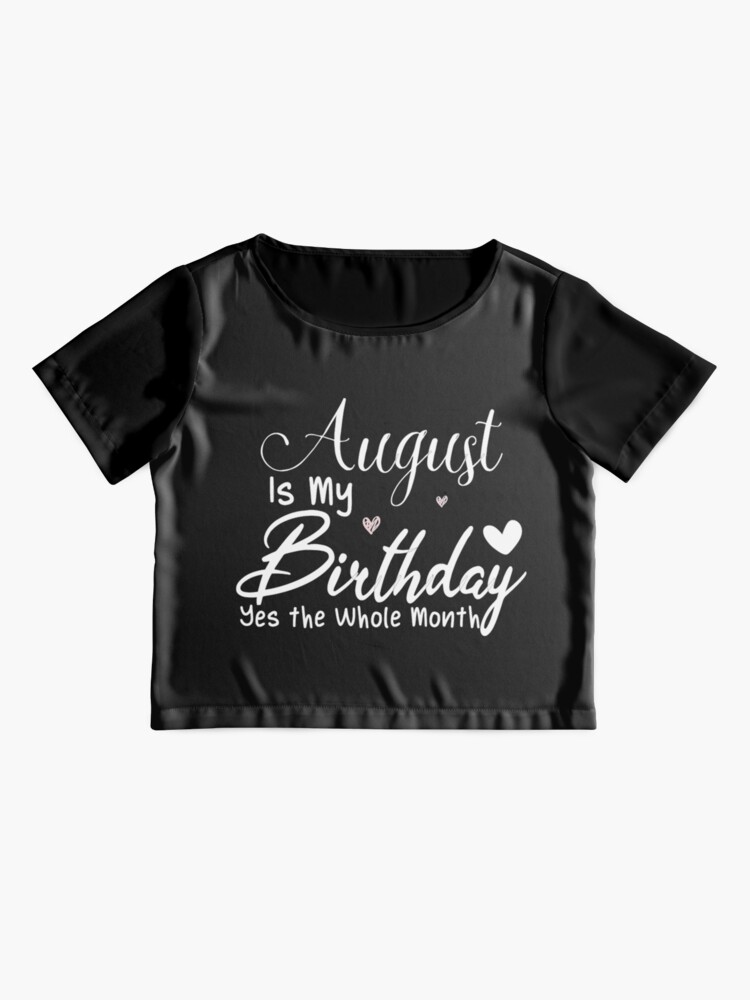 Discover Camiseta Agosto Es Mi Cumpleaños para Hombre Mujer