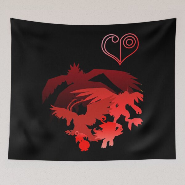 Item preview, Crest of love digimon anime red design designed and sold by GreathouseGary.