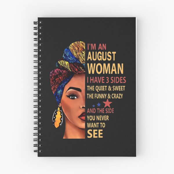Item preview, I am an august woman i have 3 sides designed and sold by Clavitaps.