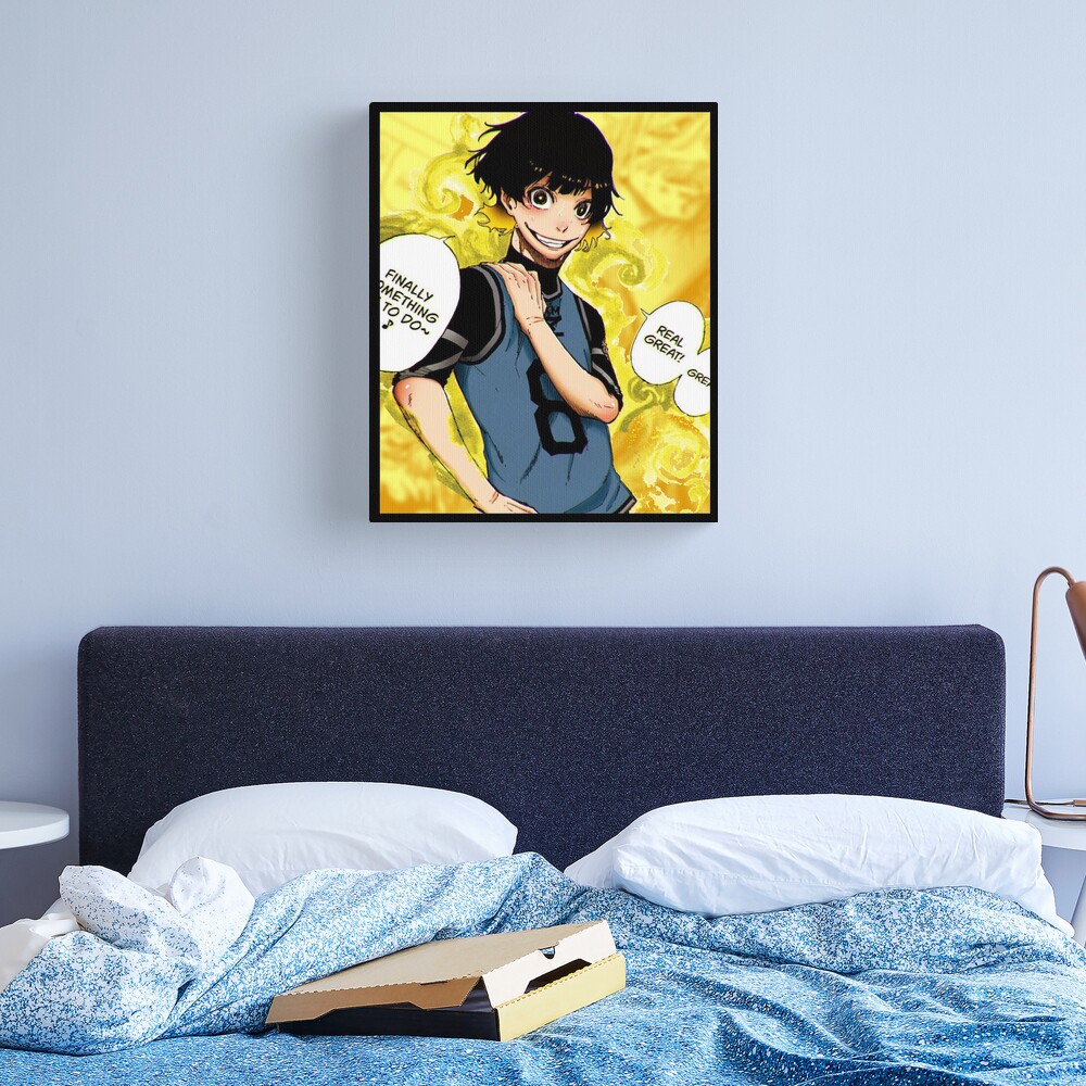 Blue Lock Meguru Bachira Anime Poster Canvas Poster Wall Art Decor Print  Picture Paintings for Living Room Bedroom Decoration Unframe-style  12x18inch(30x45cm) : : Home