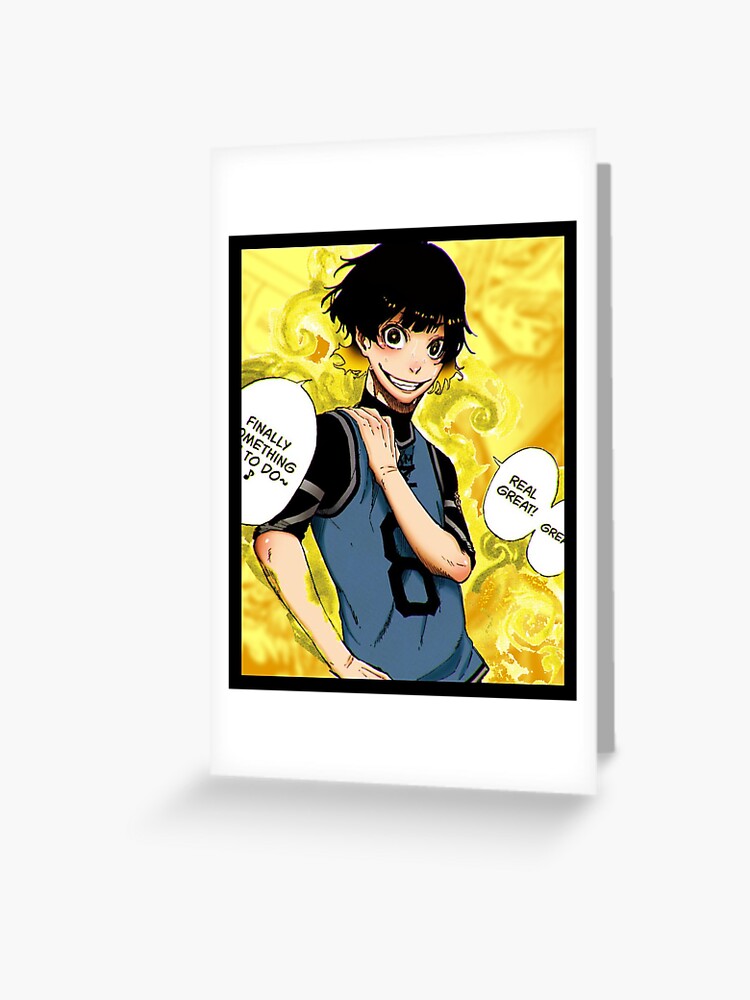 BACHIRA, MEGURU - Blue Lock Greeting Card for Sale by ANIME Lover