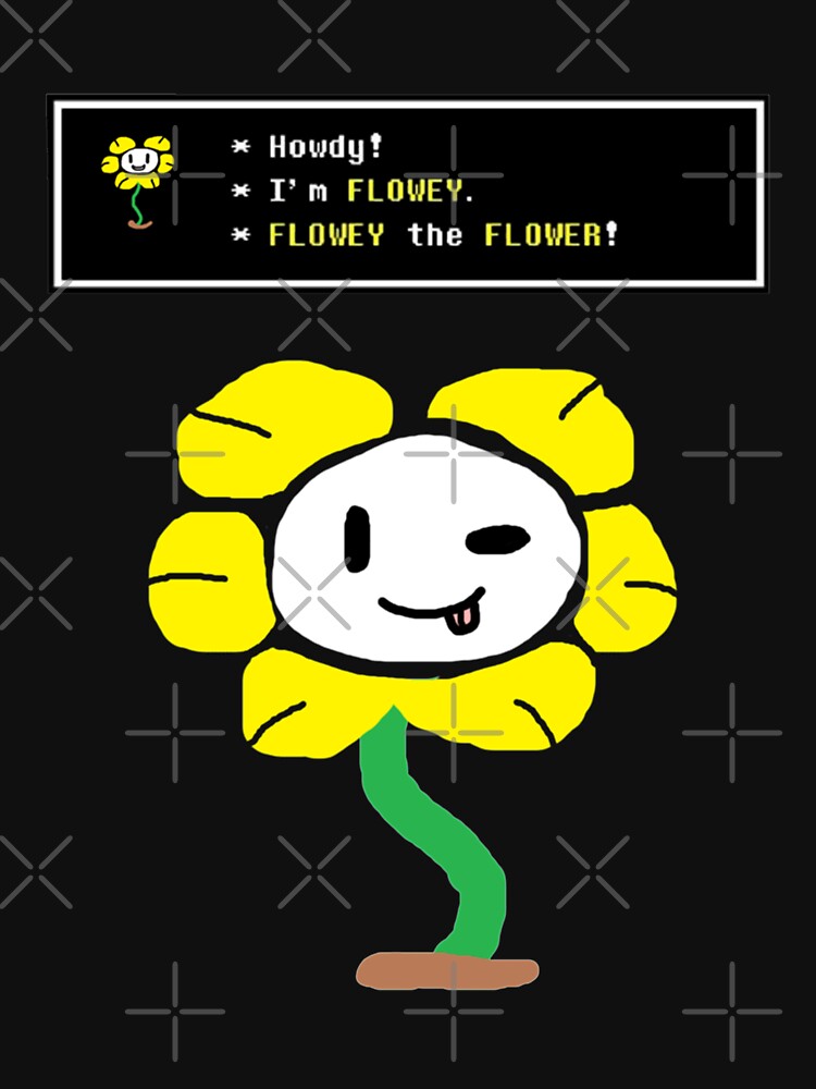 Undertale Game - Flowey The Flower Essential T-Shirt for Sale by  JamesDarci3