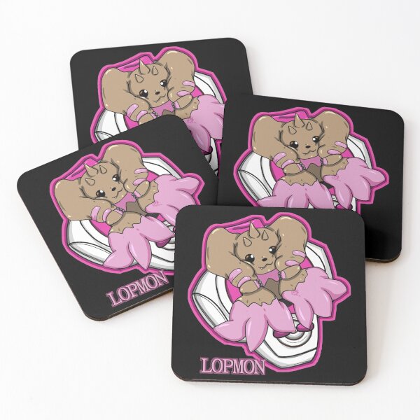 Item preview, Lopmon pink digimon anime design designed and sold by GreathouseGary.