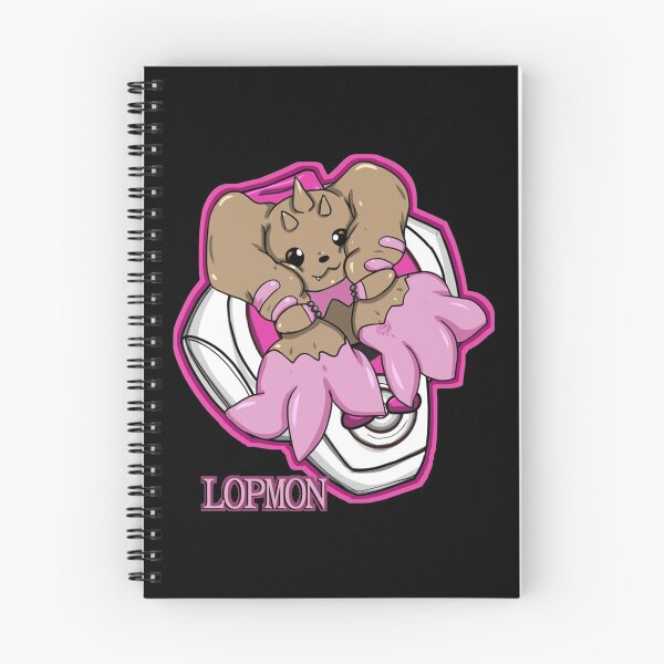 Item preview, Lopmon pink digimon anime design designed and sold by GreathouseGary.