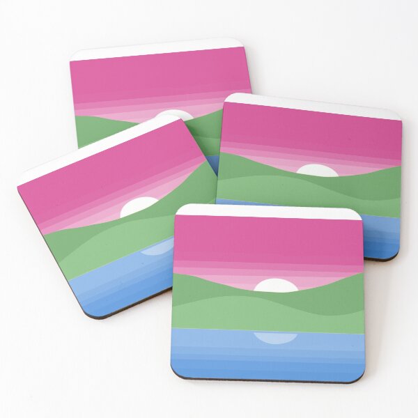 Item preview, Polysexual Pride Landscape designed and sold by izzychar.