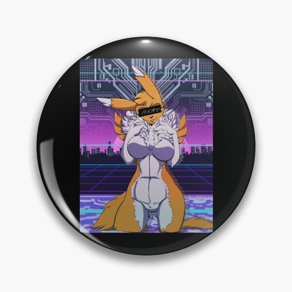 Item preview, Renamon golden fox Digimon retro design designed and sold by GreathouseGary.