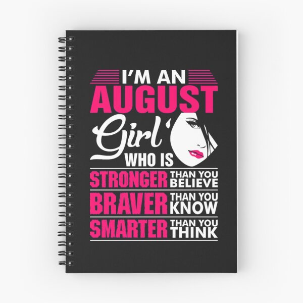 Item preview, Stronger Braver Smarter August Girl designed and sold by Clavitaps.