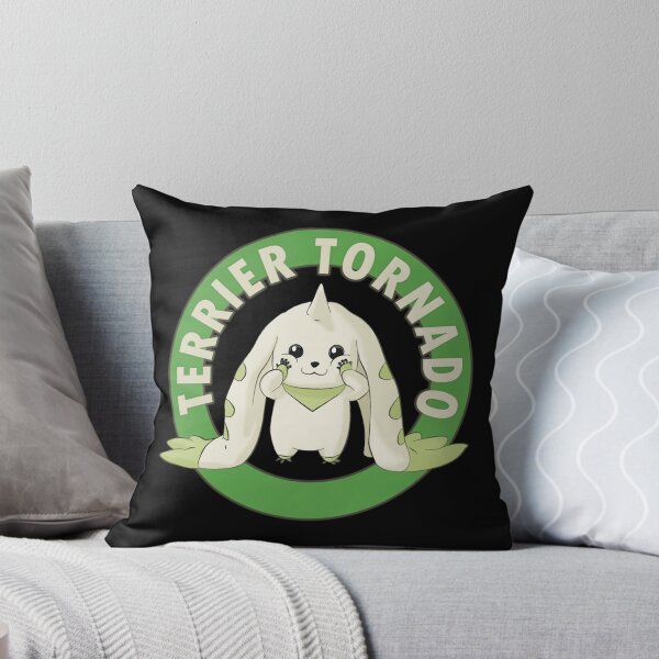 Item preview, Terriermon tornado adventure anime Digimon green circle design designed and sold by GreathouseGary.