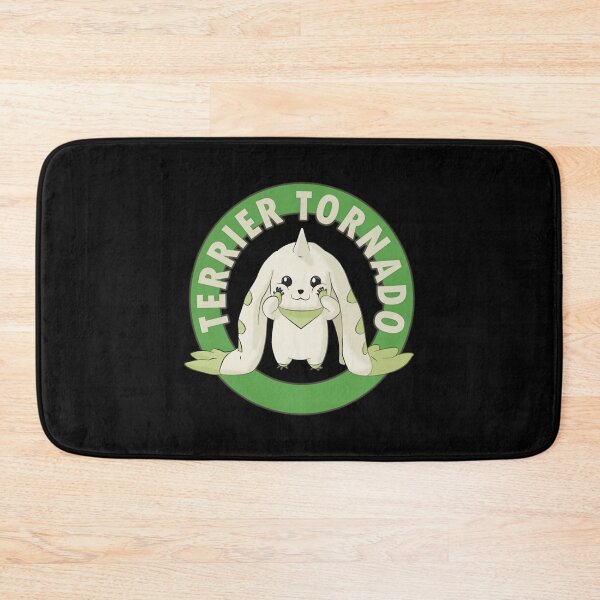 Item preview, Terriermon tornado adventure anime Digimon green circle design designed and sold by GreathouseGary.