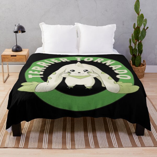 Item preview, Terriermon tornado adventure anime Digimon green circle design designed and sold by GreathouseGary.