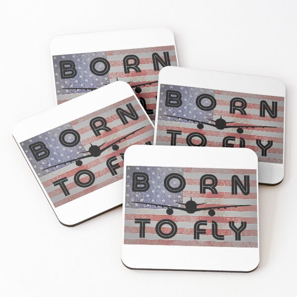 Item preview, Born to Fly | Pilot | Flight Crew | Flying Life | Patriotic | American designed and sold by Mind-Your-Life.
