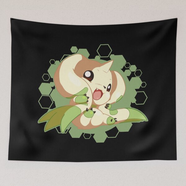Item preview, Terriermon chibi adventure anime Digimon classic designed and sold by GreathouseGary.