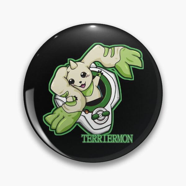 Item preview, Terriermon Rookie Digimon green style design designed and sold by GreathouseGary.