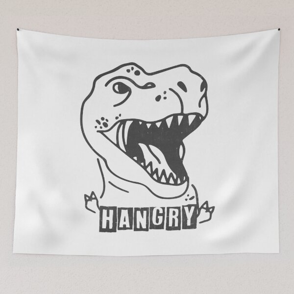 Item preview, Hangry Dinosaur TRex designed and sold by MistyHiccup.