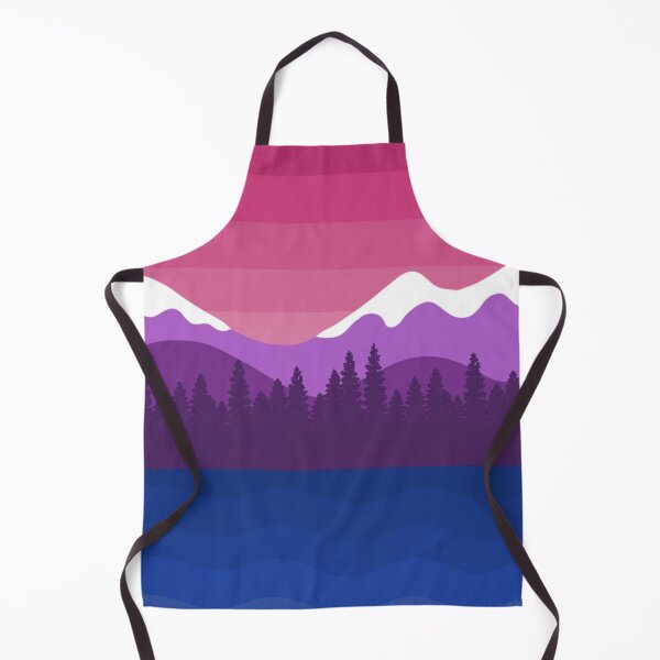 Aperçu de l'œuvre Paysage montagneux de la fierté bisexuelle créée et vendue par izzychar.