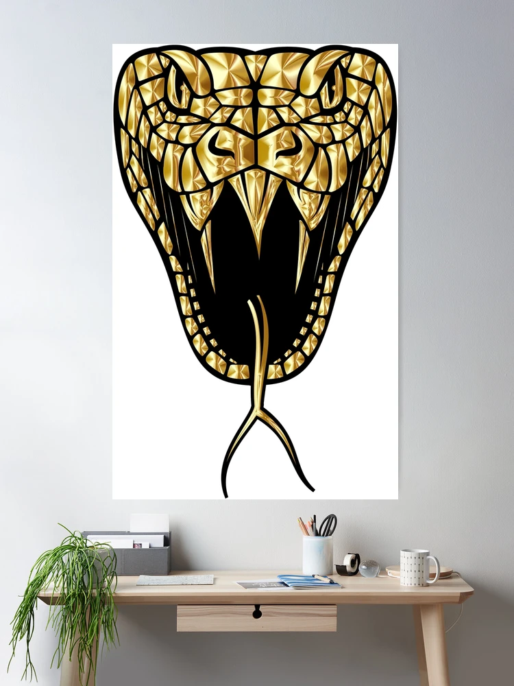 Cobra Snake Face Reptilia Attacks - Giggu - Paintings & Prints, Abstract,  Collage - ArtPal