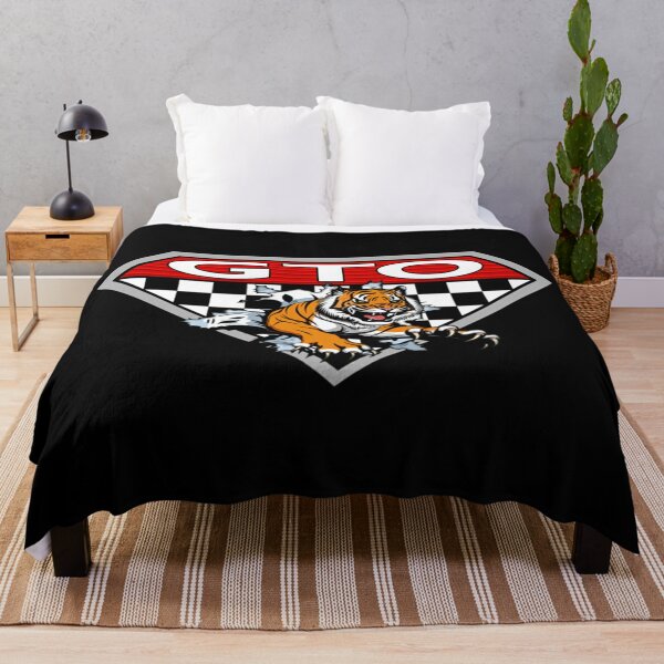 Tiger motif throw blanket by STEFANO RICCI