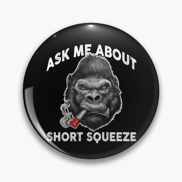 Item preview, Ask Me About Short Squeeze Stonk Ape designed and sold by Dressed For  Duty.