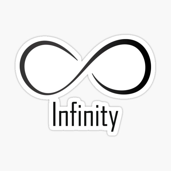 "Infinity" Sticker for Sale by TOGOdesign Redbubble