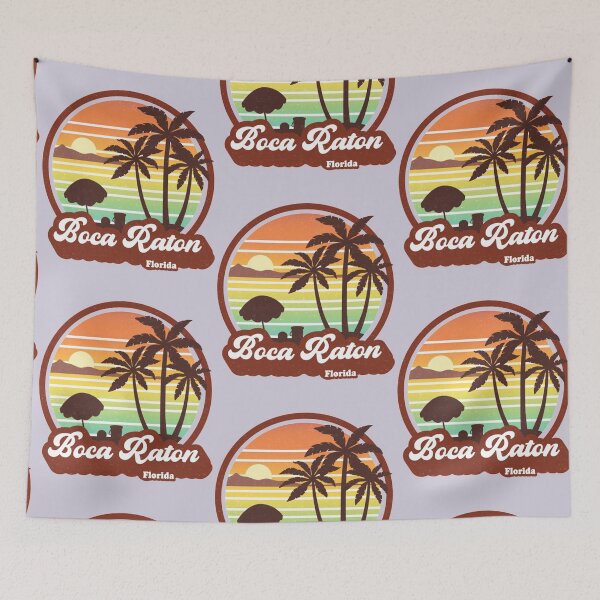 Item preview, Boca Raton Florida Retro  designed and sold by LuciDigitalShop.