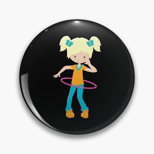 Item preview, Recess Fun Blond Girl Hula Hoop designed and sold by TheRecessFilm.