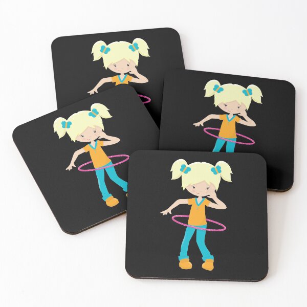 Item preview, Recess Fun Blond Girl Hula Hoop designed and sold by TheRecessFilm.