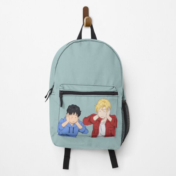 Item preview, Ash and Eiji covering their ears designed and sold by Sophprano.
