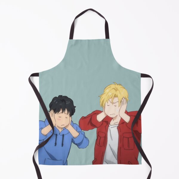 Item preview, Ash and Eiji covering their ears designed and sold by Sophprano.