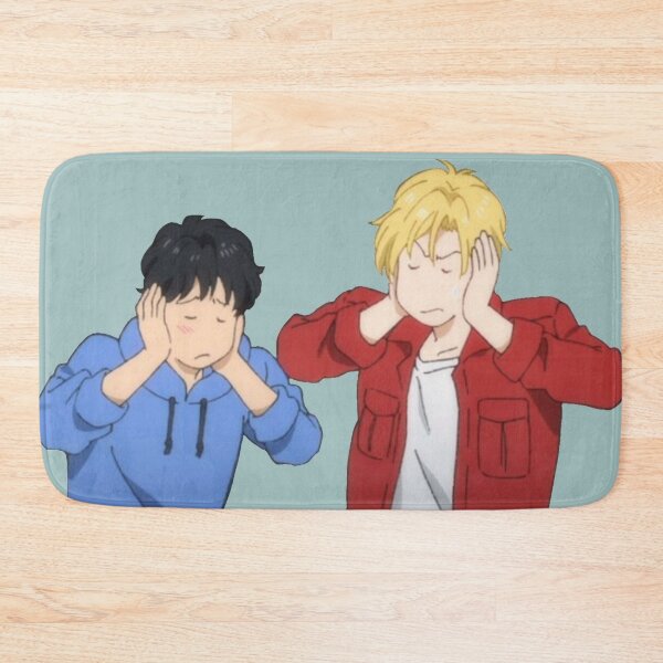 Item preview, Ash and Eiji covering their ears designed and sold by Sophprano.