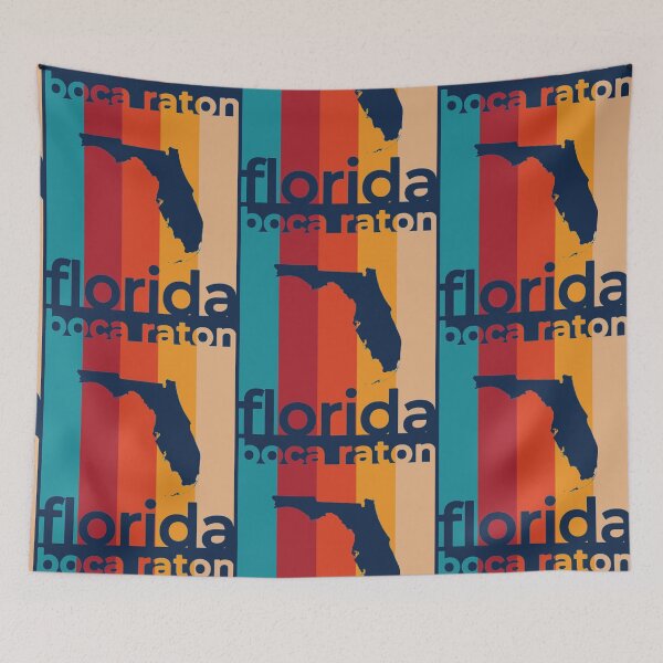 Item preview, Boca Raton Florida Retro designed and sold by LuciDigitalShop.
