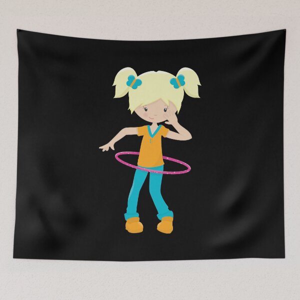 Item preview, Recess Fun Blond Girl Hula Hoop designed and sold by TheRecessFilm.